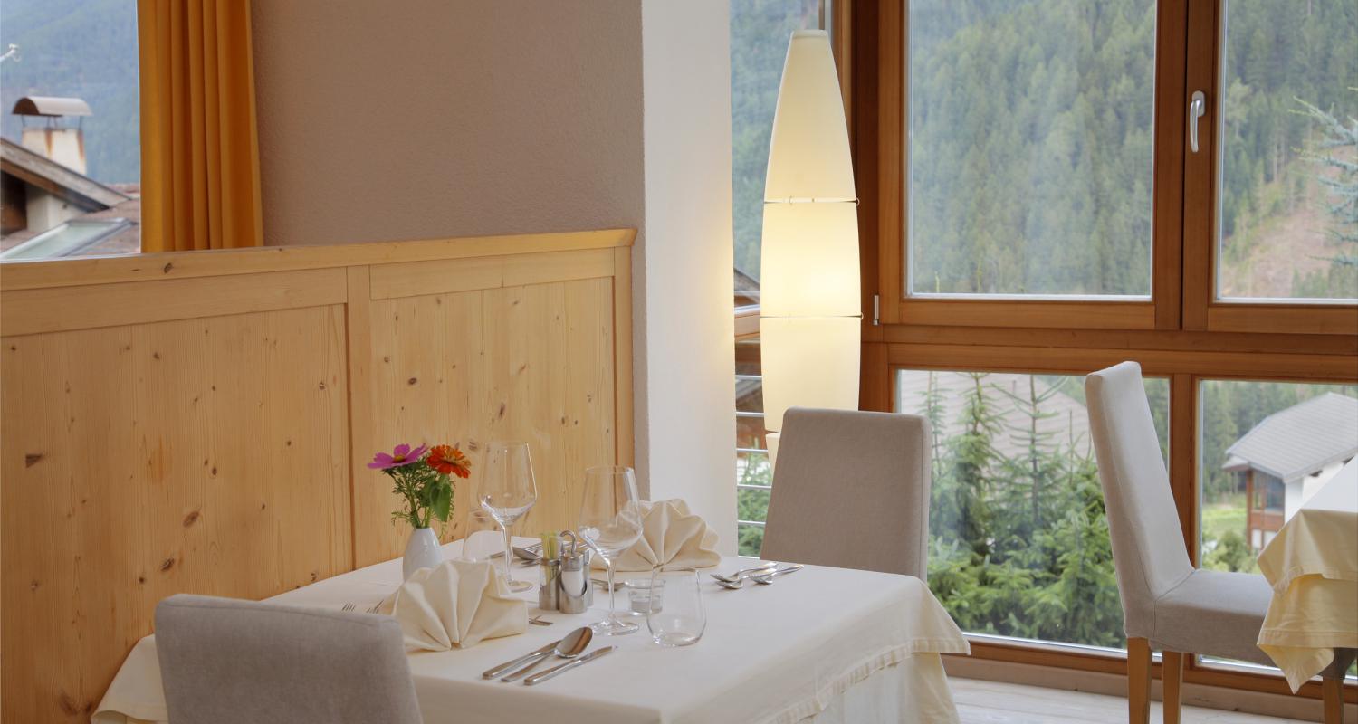Speisesaal im Hotelrestaurant Rainer