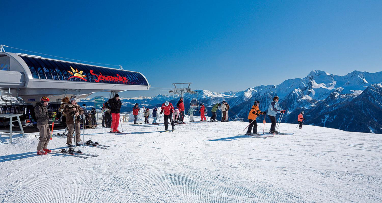 Bergpanorama im Skigebiet Schwemmalm